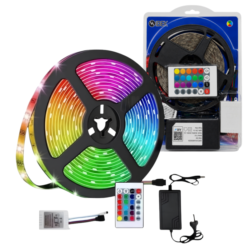 Tira LED RGB de 5 Metros IBEK 5050