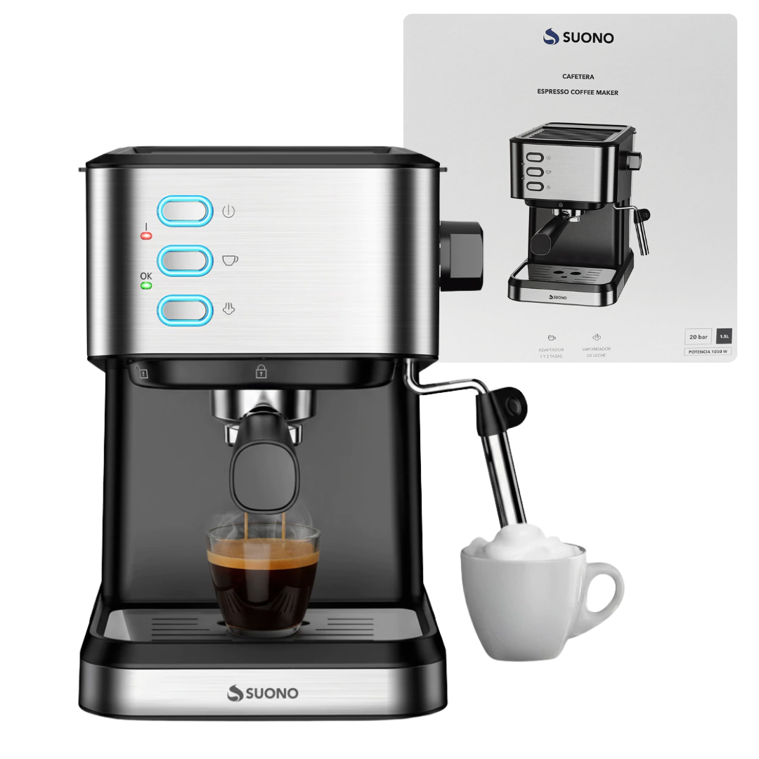 Cafetera Espresso Maker SUONO HOG0389 Cafetera Espresso Maker SUONO HOG0389