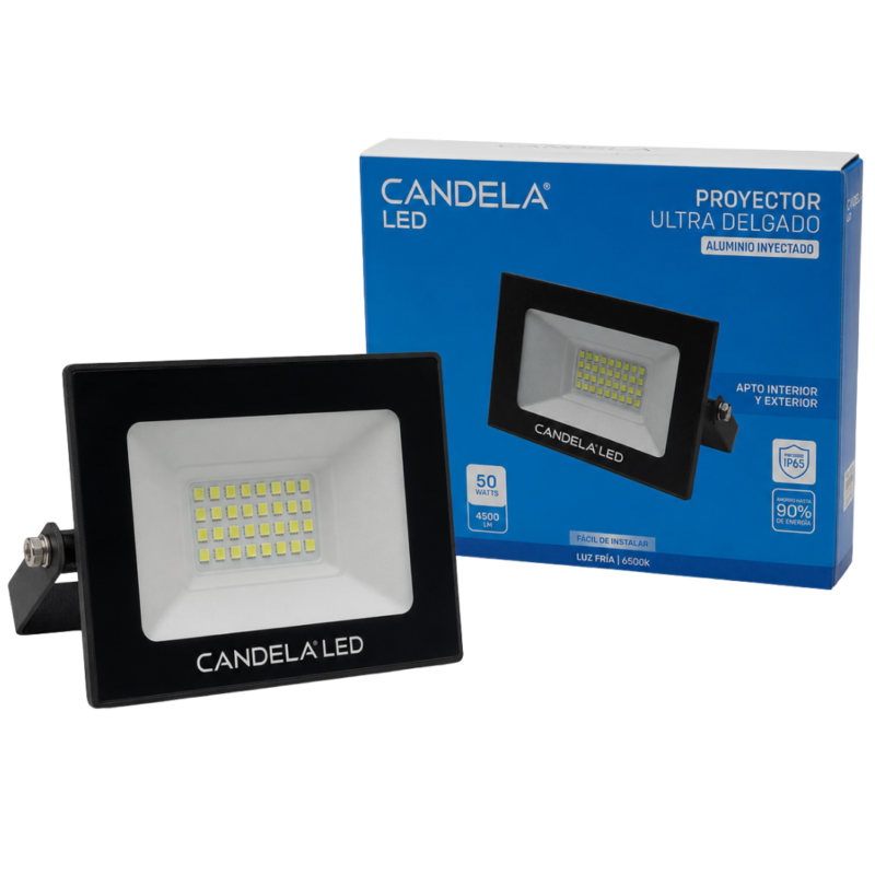 Proyector LED Ultra Delgado 50W CANDELA 6847
