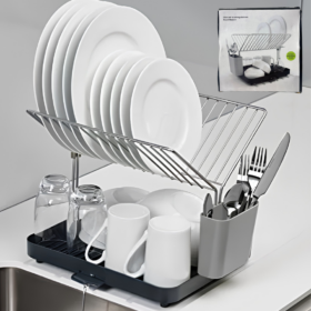 SECAPLATOS 2 TIER SHELF A-565