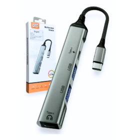 Adaptador Multifuncional Usb-c 4 Puertos Tipo C Y Usb SX-101