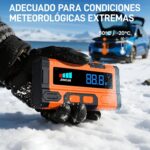 Arrancador de Auto Portatil con Linterna y Powerbank ORYX