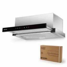 CAMPANA EXTRACTORA extensible SUONO LED ACERO HOG0418