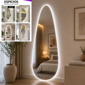 Espejo Con Luz Led 115x45cm NUF MIRROR ZSCL18/20