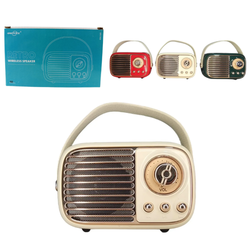 Radio Retro Bluetooth Diseño Retro Portátil Gts-1959