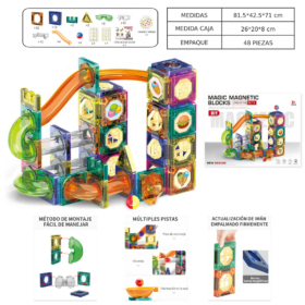 Set de Bloques Magneticos MAGIC MAGNETIC BLOCKS MA-005