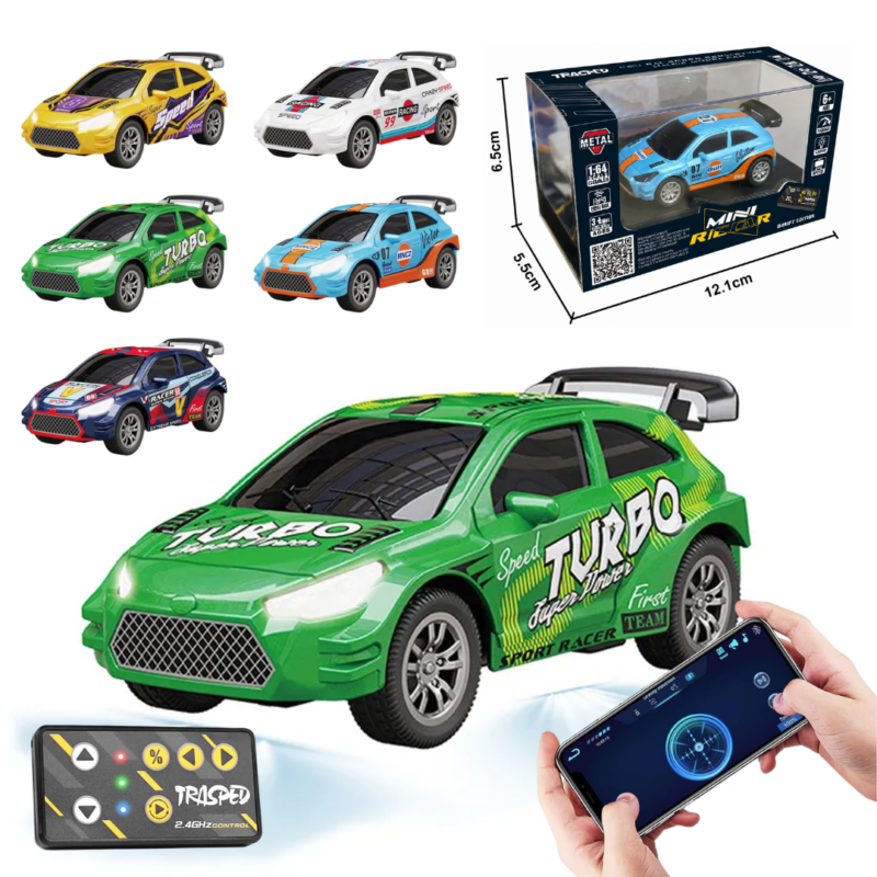 Mini Auto a Control Remoto 2.4 Ghz Recargale METAL CX-82