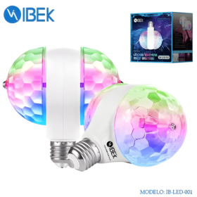 Foco LED Doble Giratorio Party IBEK IB-LED-001