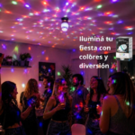 Foco LED Giratorio Estrella MINI PARTY
