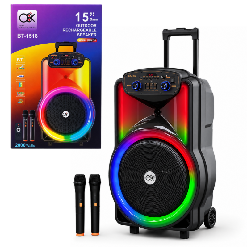 Parlante Bluetooth 15" Pulgadas PARTY BOX BT-1518