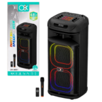 Parlante Bluetooth 2x6.5" Pulgadas 800W PARTY BOX 6651