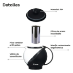 Tetera con Filtro Imfusor de Acero Inoxidable WAGGS TETE-1044 - Imagen 2