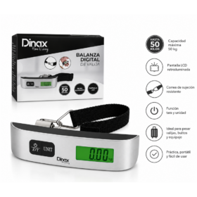 BALANZA PORTABLE DINAX P/EQUIPAJE DXBAL24