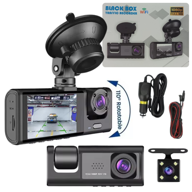 Grabadora de Trafico y Retroceso Para Autos BLACK BOX TRAFFIC