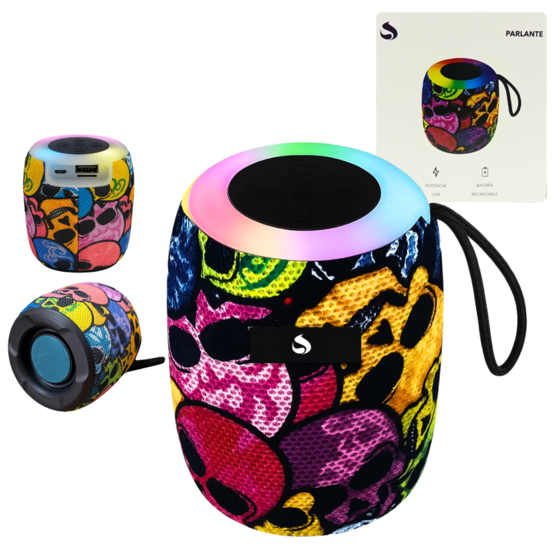 Mini Parlante Portatil Bluetooth con Diseño SUONO AYV0416