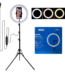 Aro de Luz 10" Pulgadas Tonos Blancos CON TRIPODE LJJ26
