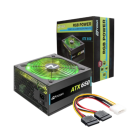 Fuente Alimentacion Pc Noga ATX 650w Rgb