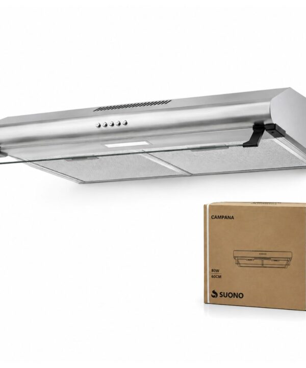 EXTRACTOR / CAMPANA DE COCINA 80W ACERO HOG0420