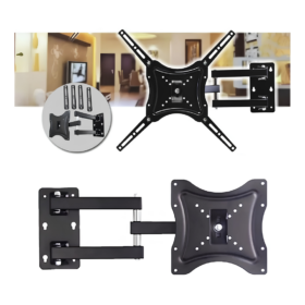Soporte De Pared TV Doble Brazo De 14 A 43 Pulgadas Home Design