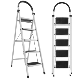 Escalera Plegable 5 Escalones ZST03