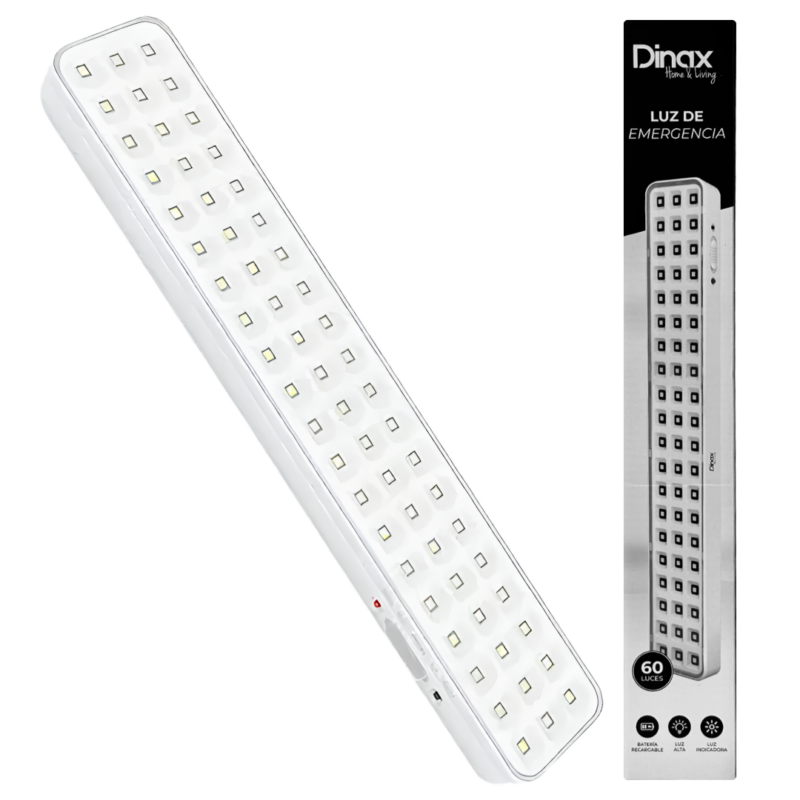 Luz de Emergencia 60 LEDs DINAX DX-LUZEM60