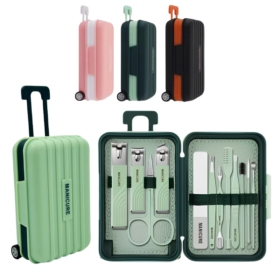 SET de MANICURA mini VALIJA 12PCS D3578