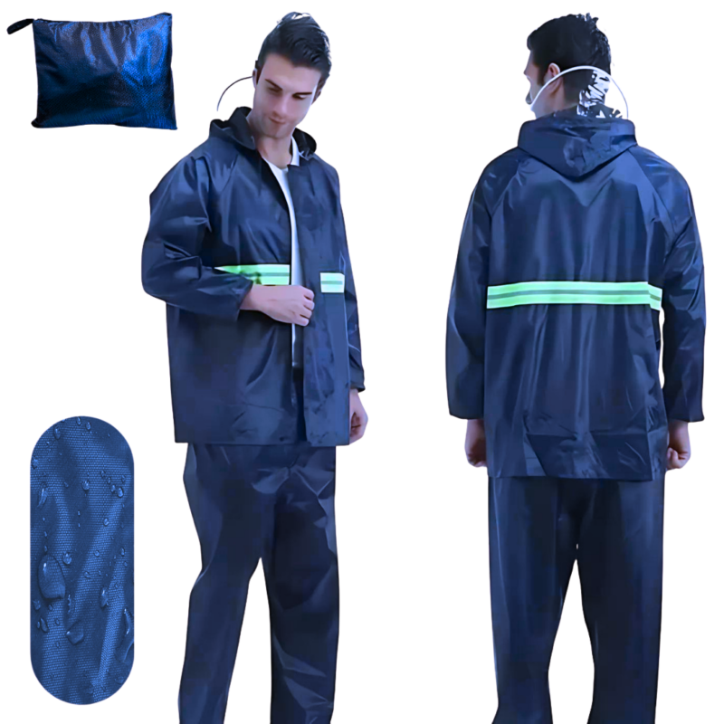 Conjunto Impermeable Piloto Azul BT-12070