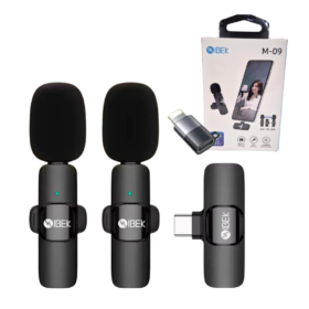 Microfono Inalambrico Corbatero X2 Ibek Tipo C + Iphone M-09