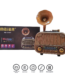 Radio Vintage Retro Am Fm Bluetooth Auxiliar Sd MD-1318BT