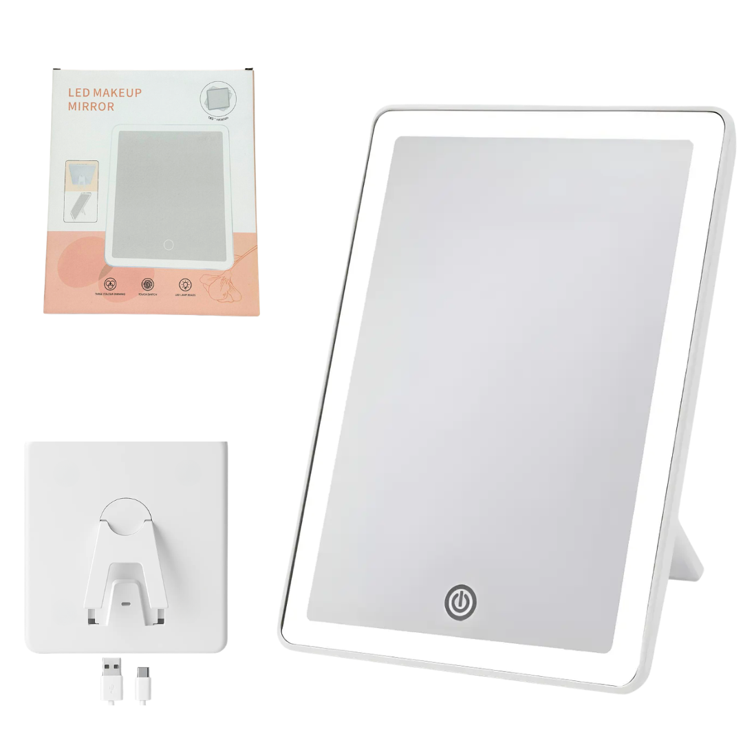 Espejo Maquillaje Táctil Led 3 Tonos Reclinable 033KA/ACC0316 Espejo Maquillaje Táctil Led 3 Tonos Reclinable 033KA/ACC0316