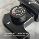 Parrilla Grill Eléctrica Suono 5 Temperaturas Superficie Antiadherente 2000w