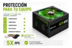 Fuente Alimentacion Pc Noga ATX 650w Rgb - Imagen 3