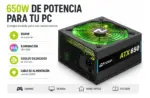 Fuente Alimentacion Pc Noga ATX 650w Rgb - Imagen 2