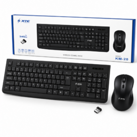 combo teclado y mouse inalambirco JITE KM-20