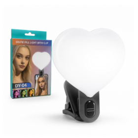 Luz Portátil Para Selfies Con Clip Para Teléfono 3 Tonos