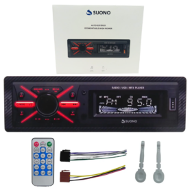 Estereo Bluetooth Frente Desmontable Usb Radio Fm Suono INF0002