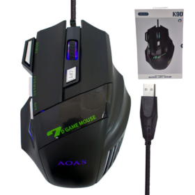 MOUSE GAMER RG AOAS K90 con 7 botones