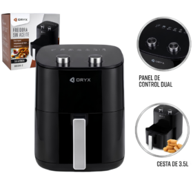 Freidora de Aire 3.5L Sin Aceite Oryx OR939A-2