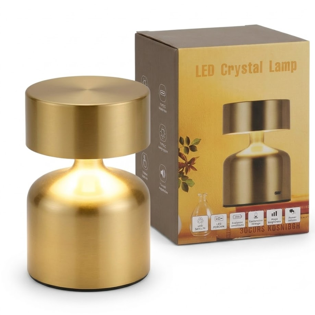 ARTICULOS JULIO 26 (40) LAMPARA LED TOUCH CRYSTAL LAMP 4383A - Imagen 1