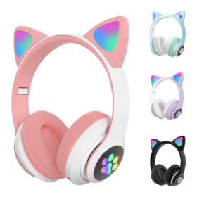 Auriculares Gamer Inalambricos Cat Gaming Rgb STN-28