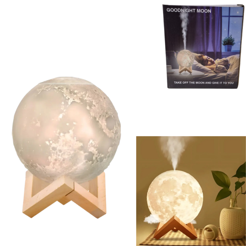 HUMIDIFICADOR EN FORMA DE LUNA MOON LAMP JSQ-M