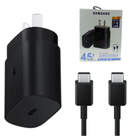 Cargador Super Rapido 45W PD Con Cable Tipo-C SAMS