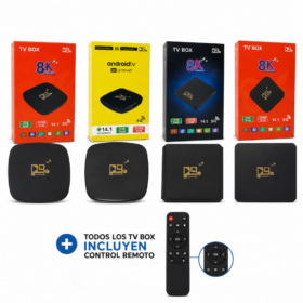 TV BOX ANDROIDTV 8K UHD D9Q 14.1 8GB+256