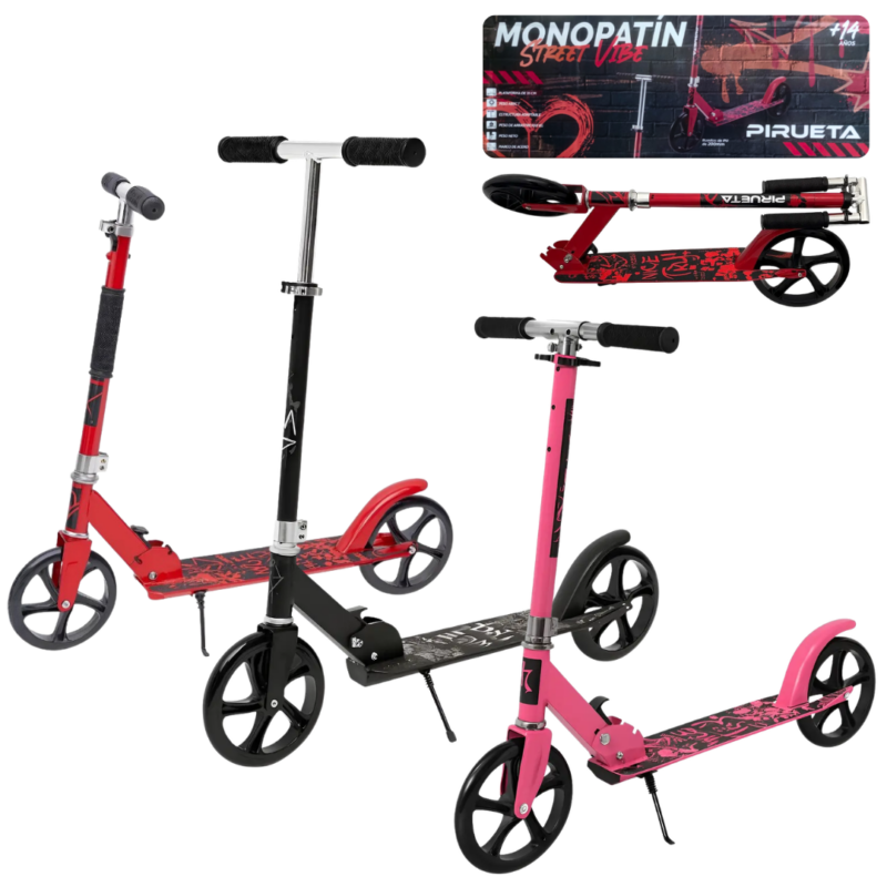 Monopatín Plegable Pirueta PT2050/2051