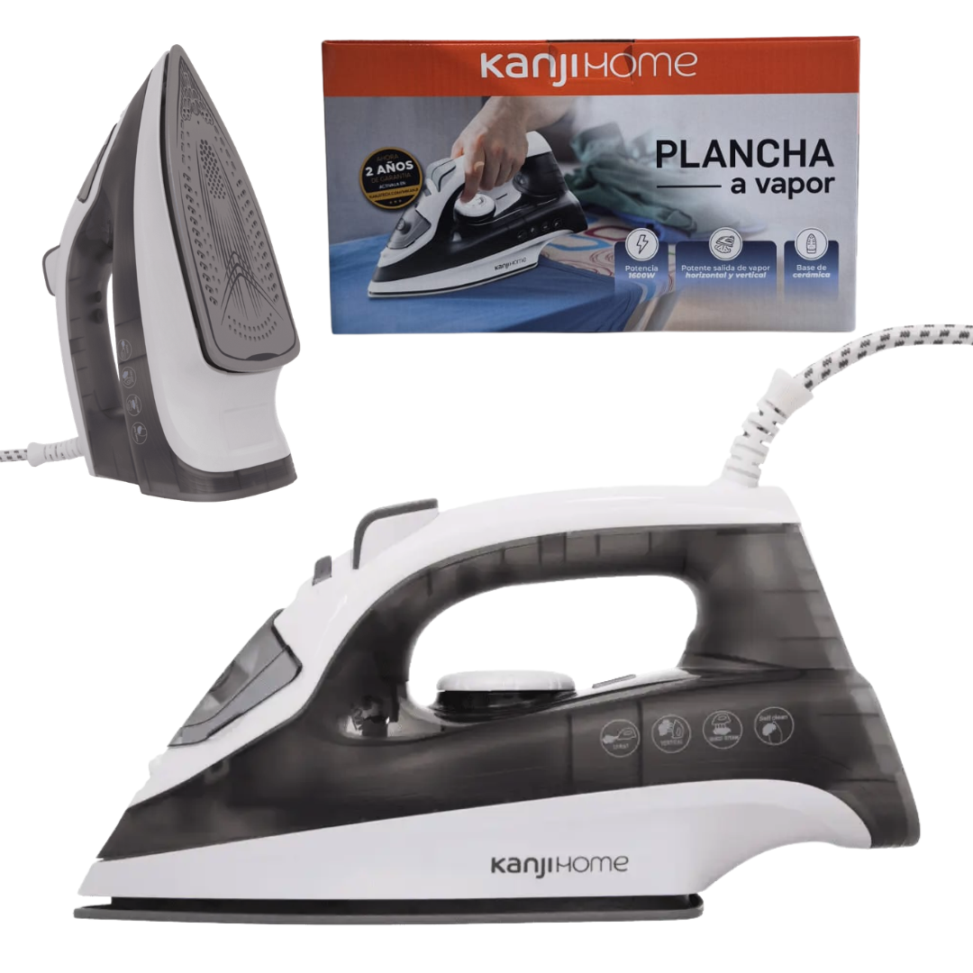 Plancha a Vapor Base Ceramica KANJI PL1603 Plancha a Vapor Base Ceramica KANJI PL1603