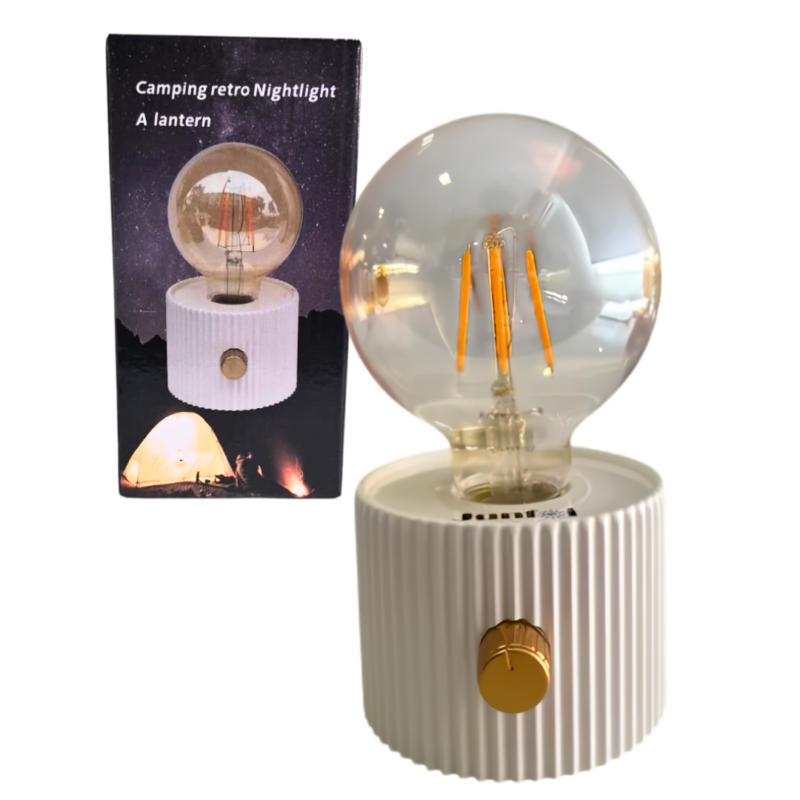 Velador Lampara Filamento Regulador De Luz Recargable TL14585