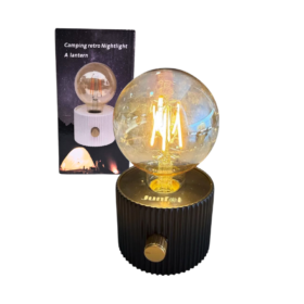 Velador Lampara Filamento Regulador De Luz Recargable TL14585