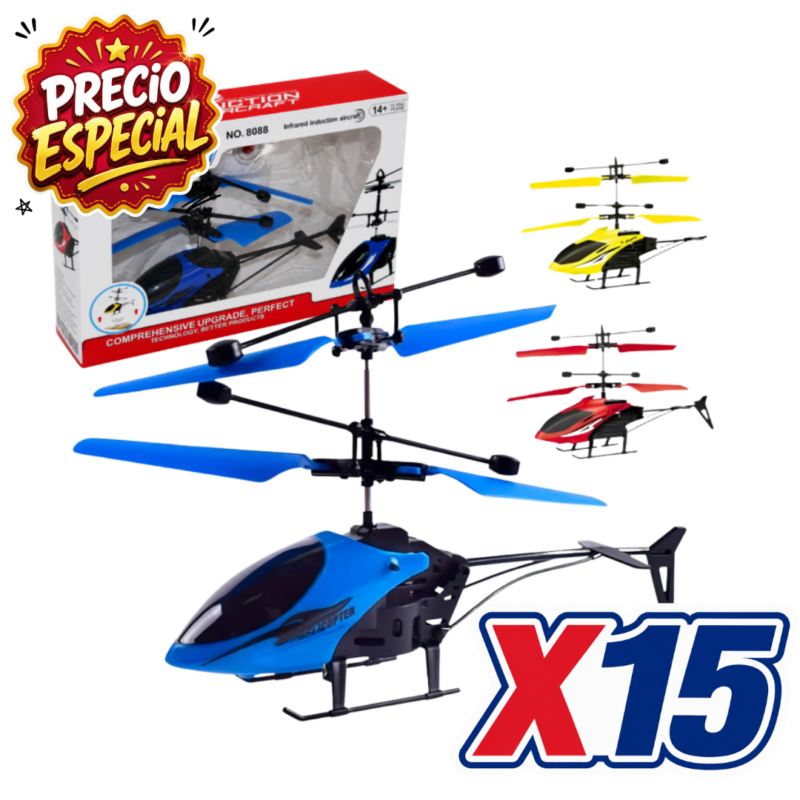 Kit x15 Helicopteros a Inducción
