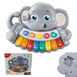Piano Infantil Forma de Elefante JY-26-521