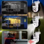 Camara de Seguridad Ip Wifi 8mp Lente Dual Pantalla Dual App Ibek IB-A31 - Imagen 2